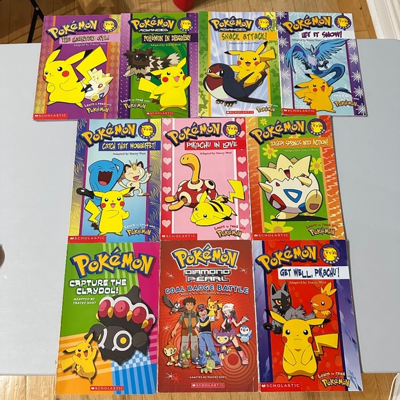 Pokemon Other - Bundle of 10 Vintage Pokémon books